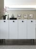 Evila Sideboard in Weiß - (B)120 cm - (H)80 cm - (T)29,6 cm