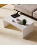 Evila Salontafel wit - (B)90 cm - (H)41,4 cm - (D)60 cm
