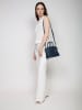 Michael Kors Leder-Henkeltasche in Dunkelblau - (B)31 x (H)19 x (T)13 cm