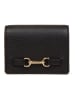 Michael Kors Leren portemonnee zwart - (B)10 x (H)8 x (D)3 cm
