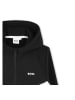 Hugo Boss Kids Sweatjacke in Schwarz/ Grau