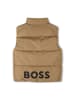 Hugo Boss Kids Steppweste in Hellbraun