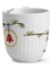 Rosendahl Tasse ''Hammershøi Christmas'' in Weiß - 330 ml