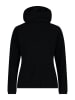 CMP Fleecehoodie in Schwarz