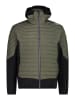 CMP Hybride jas kaki/zwart