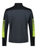 CMP Fleecepullover in Grau/ Limette/ Schwarz