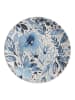 TABLE PASSION Frühstücksteller ''Jardin'' in Weiß/ Blau - Ø 21,5 cm