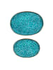 TABLE PASSION 2er-Set: Servierplatten ''Tosca'' in Blau