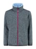 CMP Fleecejacke in Grau/ Hellblau