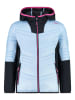CMP Hybridjacke in Hellblau/ Schwarz