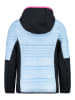 CMP Hybridjacke in Hellblau/ Schwarz