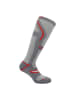 CMP Ski-/ Snowboardsocken in Grau/ Rot