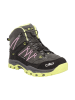 CMP Leren trekkingschoenen "Rigel" grijs/zwart/lichtroze