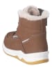 Ricosta Leren winterboots "Leano" lichtbruin