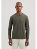 DSTREZZED Wełniany sweter w kolorze khaki