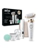Braun Epileerapparaat "Silk-épil 9-481 3D SkinSpa" wit/goudkleurig