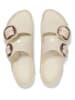 Birkenstock Leren slippers "Arizona" crème