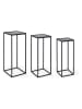 Bizzotto Stoliki (3 szt.) "Nucleos" w kolorze czarnym