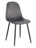 Bizzotto Eetkamerstoel "New Irelia" grijs - (B)44 x (H)84 x (D)53 cm