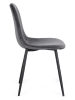 Bizzotto Eetkamerstoel "New Irelia" grijs - (B)44 x (H)84 x (D)53 cm