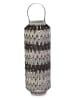 Bizzotto Lantaarn "Jala" grijs/zwart - (H)70 x Ø 25 cm