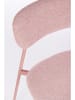 Bizzotto Eetkamerstoel "Inka" lichtroze - (B)45 x (H)78 x (D)49 cm