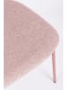 Bizzotto Eetkamerstoel "Inka" lichtroze - (B)45 x (H)78 x (D)49 cm
