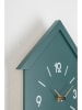 Bizzotto Wandklok "Home" groen - (B)24 x (H)37,5 x (D)5,5 cm