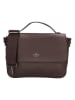 Charm Henkeltasche in Dunkelbraun - (B)25 x (H)19 x (T)9 cm