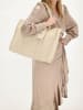 Charm Schoudertas beige - (B)42 x (H)34 x (D)16 cm