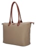 Charm Schultertasche in Taupe - (B)42 x (H)20 x (T)15 cm