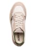 AUTRY Leder-Sneakers "Medalist" in Weiß/ Khaki/ Beige