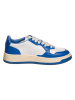 AUTRY Leder-Sneakers "Medalist" in Weiß/ Blau