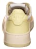 AUTRY Leder-Sneakers "Autry" in Weiß/ Gelb