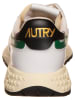 AUTRY Leder-Sneakers "Relwind" in Weiß/ Grün