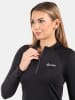 Kilpi Funktionslongsleeve "Gimi" in Schwarz in Schwarz