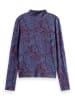 Scotch & Soda Longsleeve bordeaux/blauw