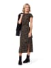 Scotch & Soda Kleid in Camel/ Schwarz