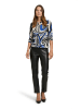 Betty Barclay Longsleeve in Schwarz/ Blau/ Creme