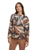 Betty Barclay Sweatshirt in Grau/ Braun/ Beige