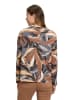 Betty Barclay Sweatshirt in Grau/ Braun/ Beige