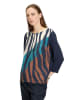Betty Barclay Longsleeve donkerblauw/bruin/beige