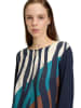 Betty Barclay Longsleeve donkerblauw/bruin/beige