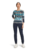 Betty Barclay Longsleeve donkerblauw/mintgroen