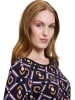 Betty Barclay Longsleeve paars/zwart/bruin
