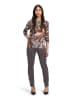 Betty Barclay Pullover in Grau/ Braun/ Beige