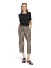 Betty Barclay Hose in Schwarz/ Beige