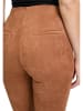Betty Barclay Kunstlederhose in Hellbraun