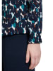 Betty Barclay Bluse in Dunkelblau/ Petrol/ Weiß