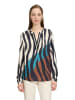 Betty Barclay Blouse donkerblauw/beige/bruin